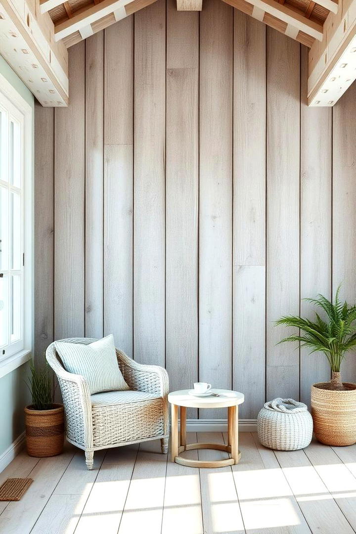 Coastal Barnwood Charm - 30 Barnwood Accent Wall Ideas