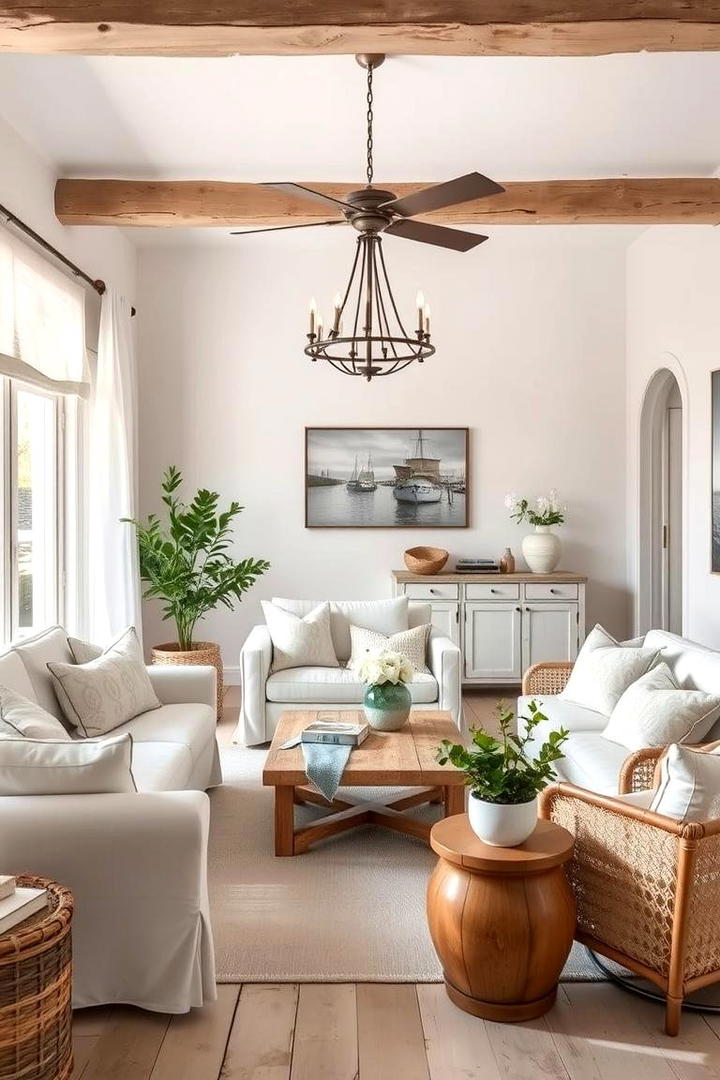 Coastal Breeze Decor - 30 Mediterranean Living Room Ideas