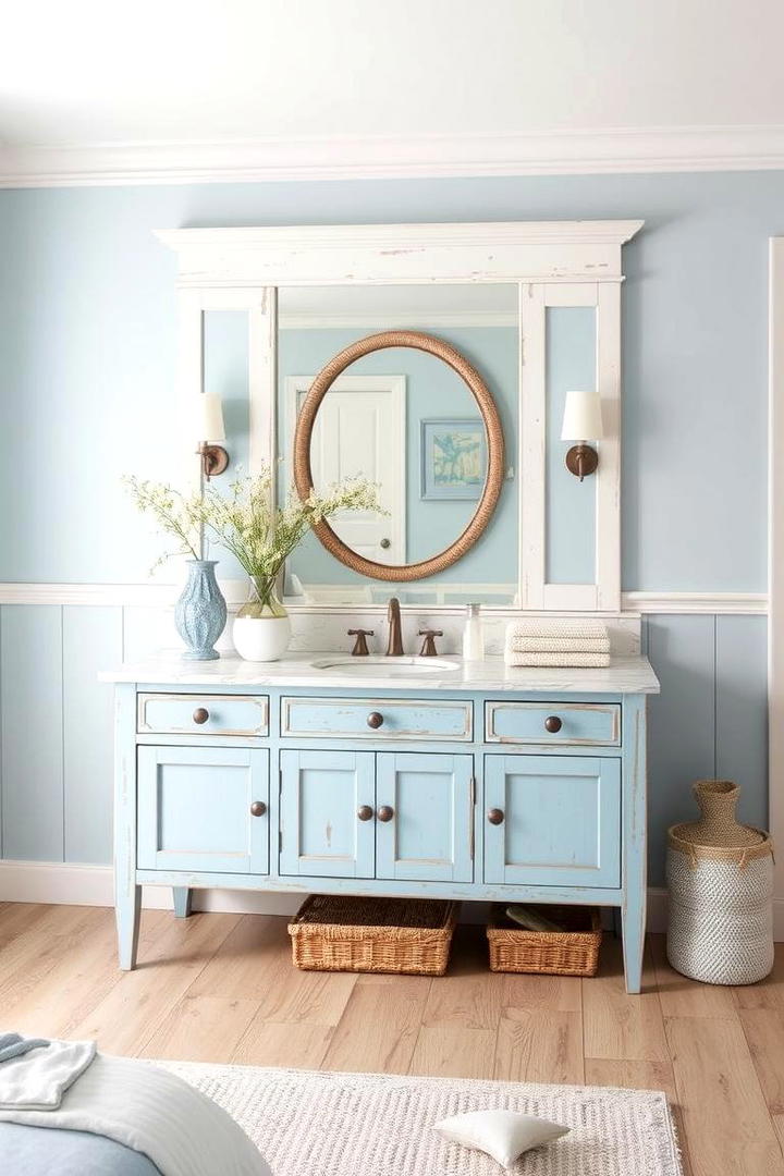 Coastal Breeze Vanity Style - 30 Bedroom Vanity Ideas