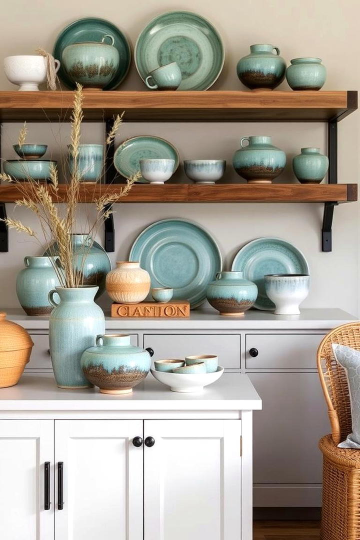 Coastal Ceramic Pieces - 30 Coastal Decor Ideas