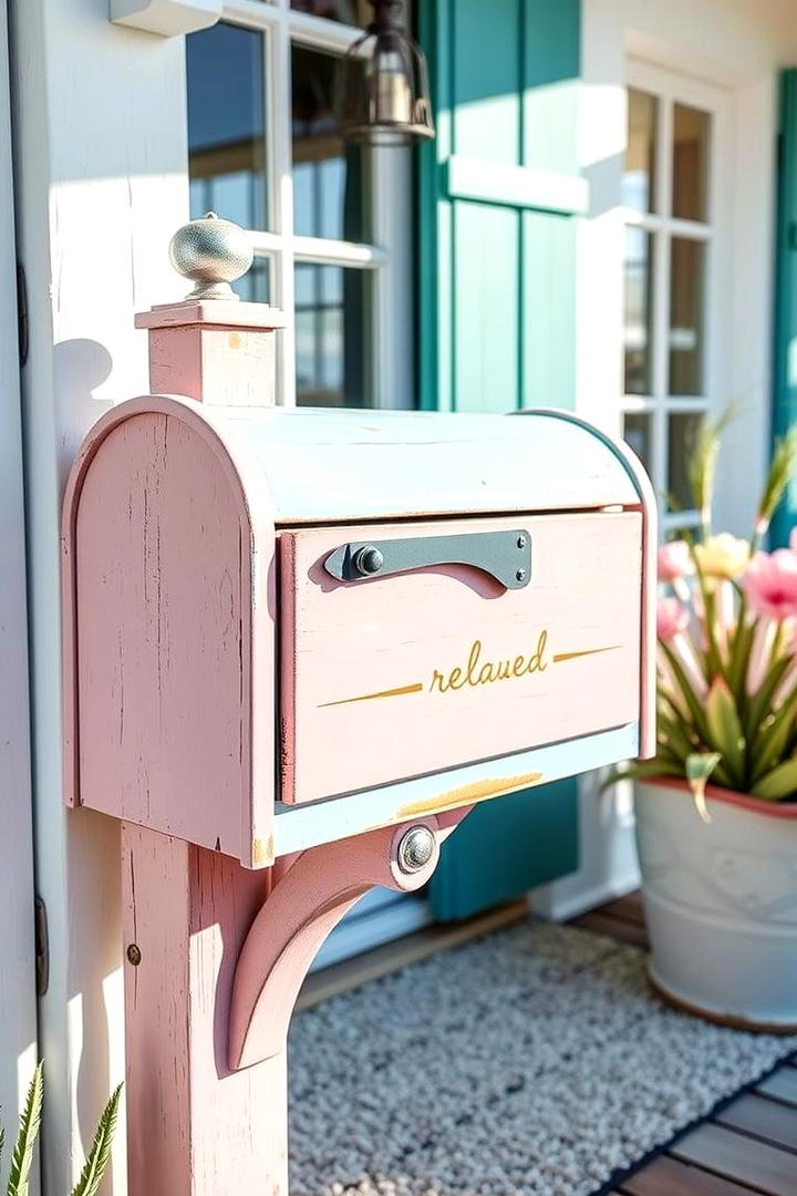 Coastal Chic Mailbox Styling - 30 Mailbox Decor Ideas