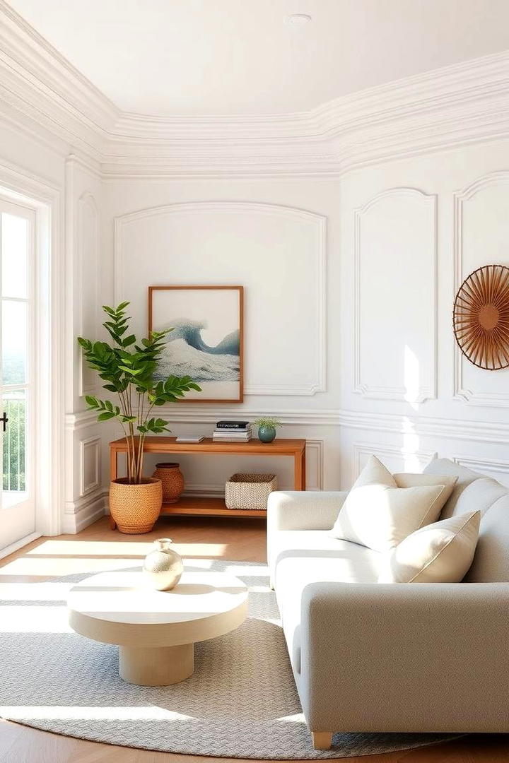 Coastal Inspired Wave Molding - 30 Wall Molding Ideas