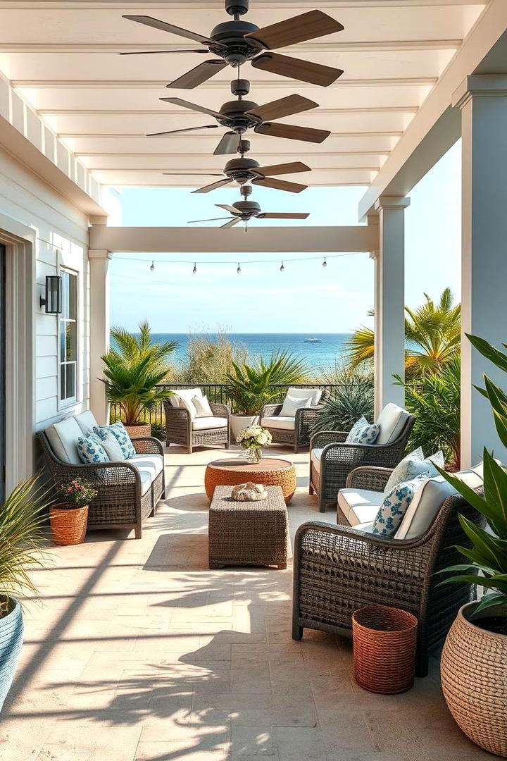 Coastal Outdoor Spaces - 30 Coastal Decor Ideas