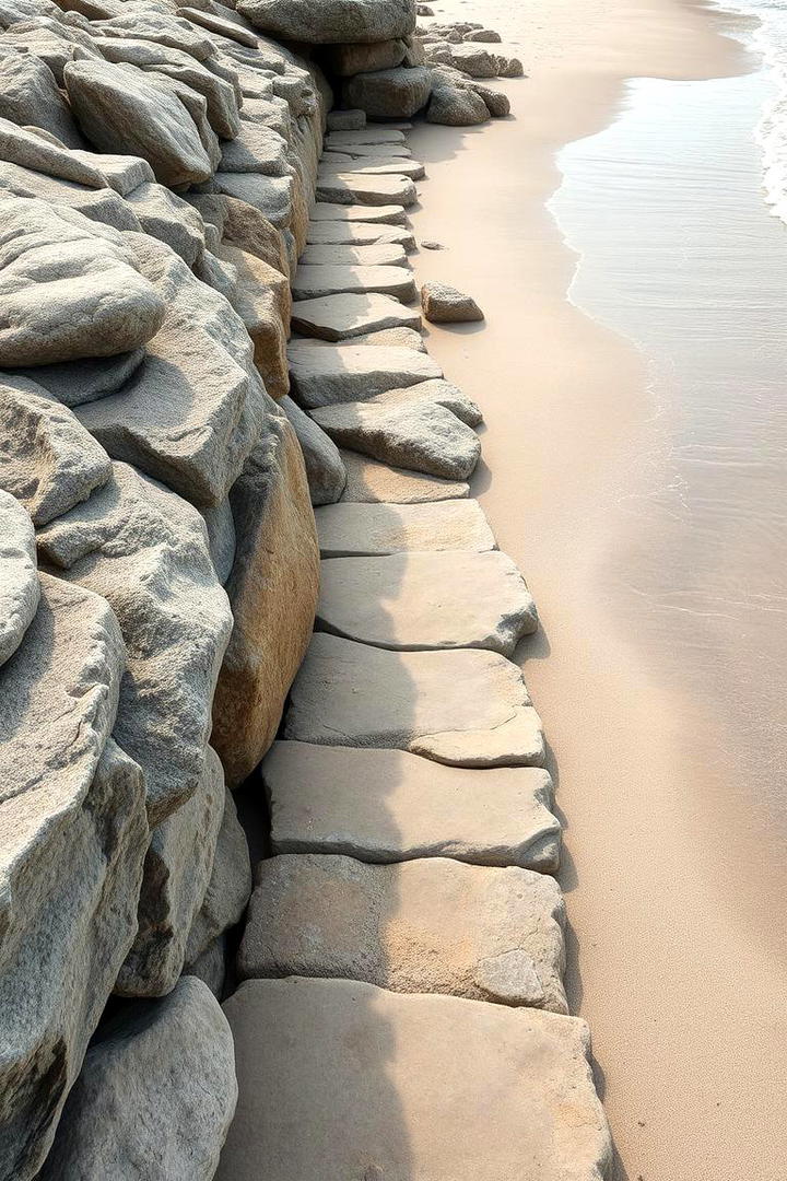 Coastal Rock Walk - 30 Rock Walkway Ideas