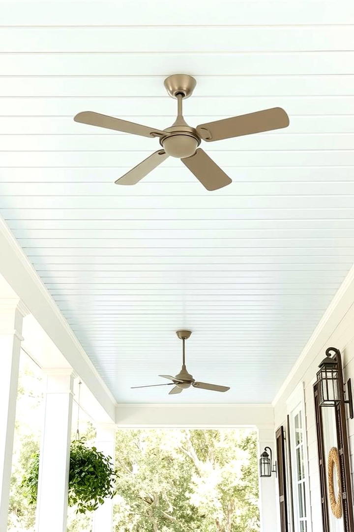 Coastal Shiplap Style - 30 Porch Ceiling Ideas