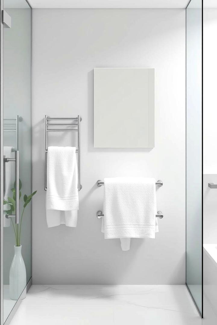 Collapsible Towel Holder - 30 Towel Storage Ideas