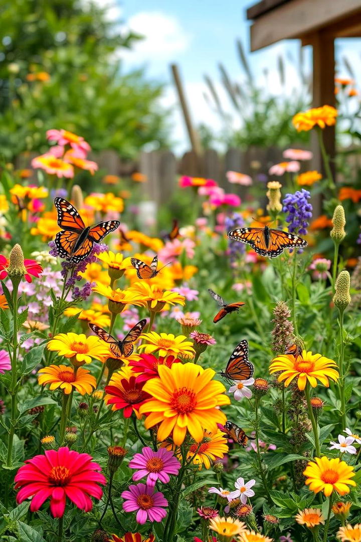 Colorful Butterfly Garden - 30 Patio Garden Ideas