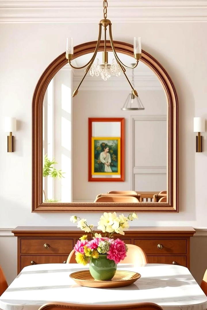 Colorful Frames - 30 Dining Room Mirror Ideas