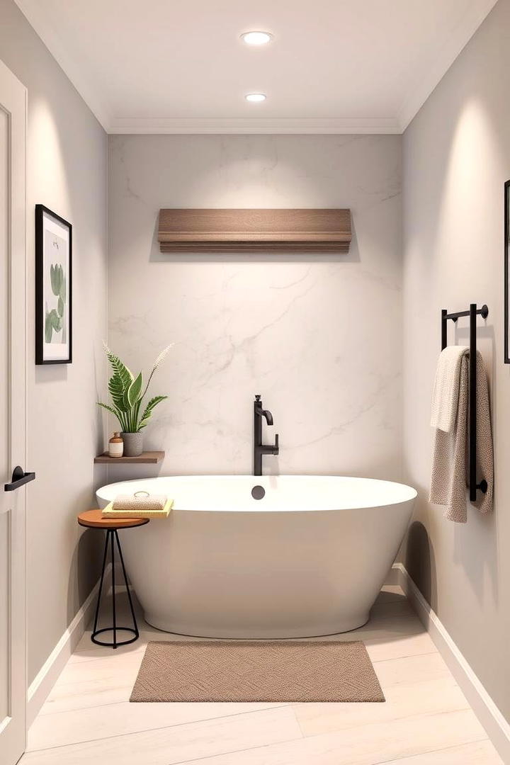 Compact Bathtub Concepts - 30 Small Master Bathroom Ideas