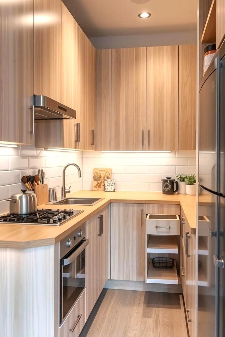 Compact Efficiency for Small Spaces - 30 Kitchens With Light Wood Cabinets