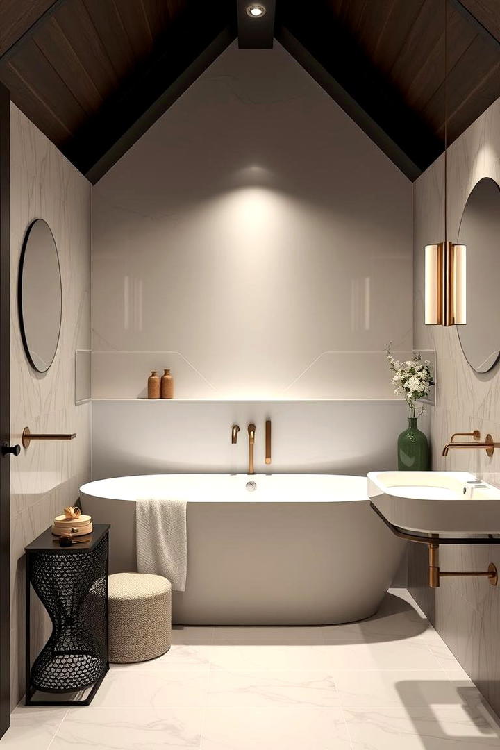 Compact Luxury Design - 30 Attic Bathroom Ideas