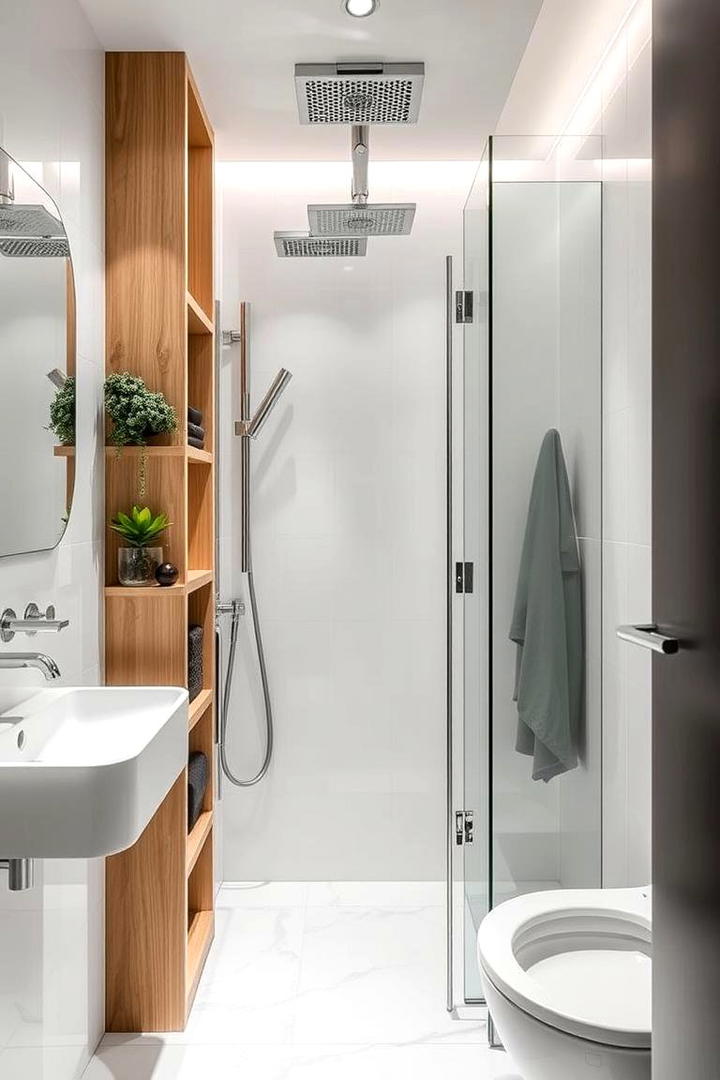 Compact Urban Wet Room - 30 Wet Room Ideas