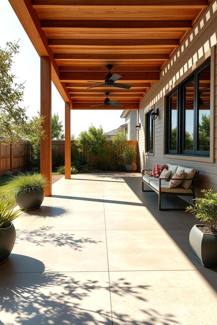 Concrete in Outdoor Patios - 30 Concrete Floor Ideas