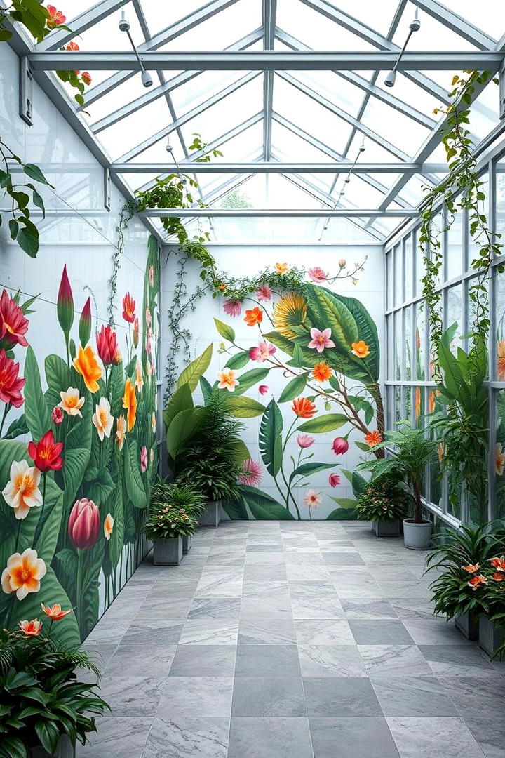 Conservatory Botanical Mural - 30 Interactive Murals