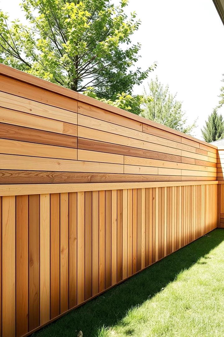 Contemporary Board on Board Fence - 30 Backyard Fence Ideas