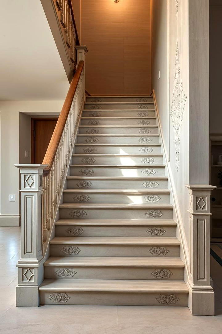 Contemporary Carved Staircase - 30 Modern Staircases