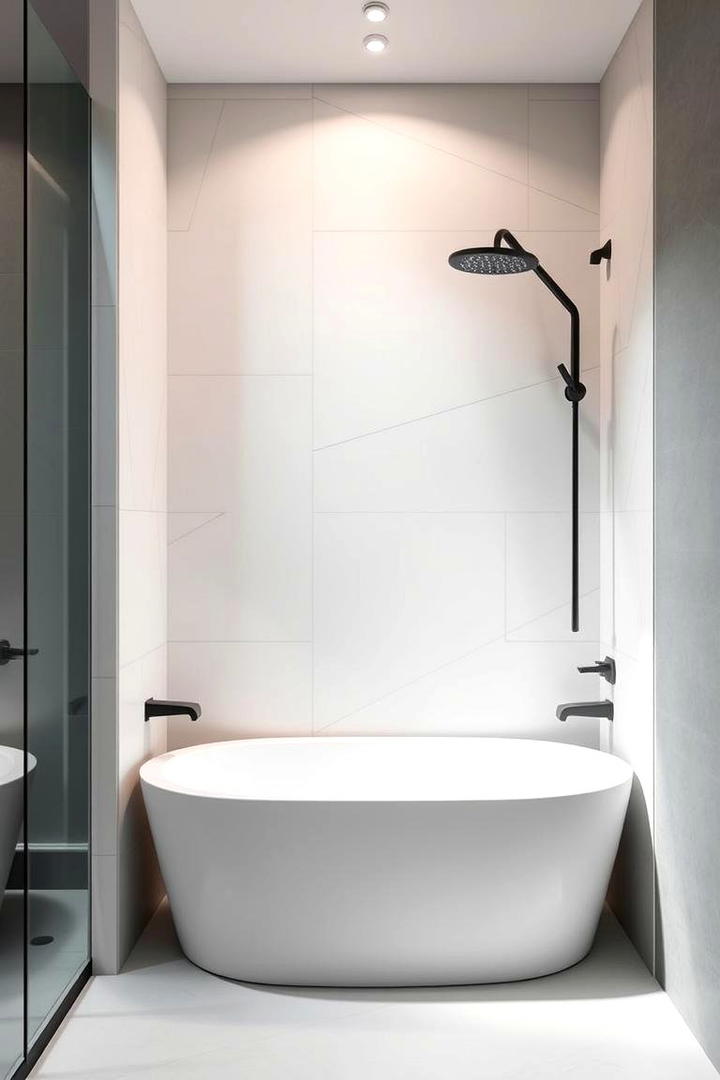 Contemporary Chic Combo - 30 Tub-shower Combo Ideas