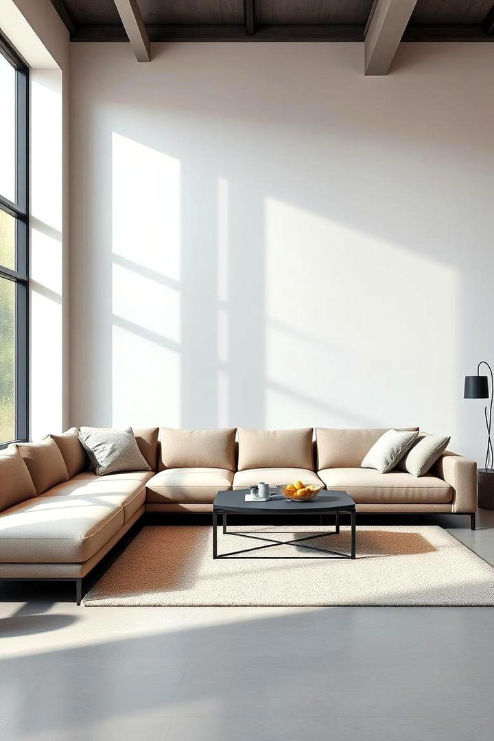 Contemporary Minimalist Sectional Designs - 30 Sectional Living Room Ideas