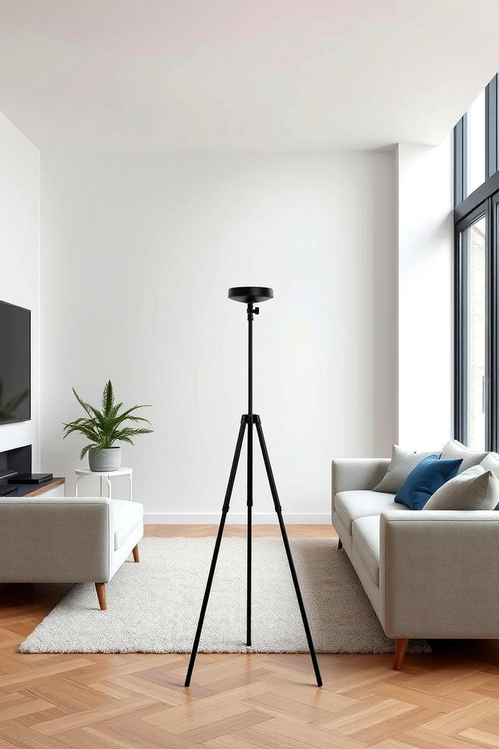 Contemporary Tripod Floor Lamp - 30 Living Room Floor Lamp Ideas and Inspiration