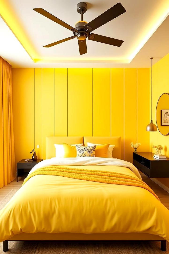 Contemporary Yellow Designs - 30 Yellow Bedroom Ideas