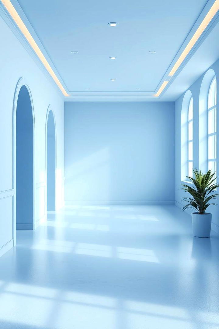 Cool Blue Serenity - 30 Floor and Wall Color Ideas