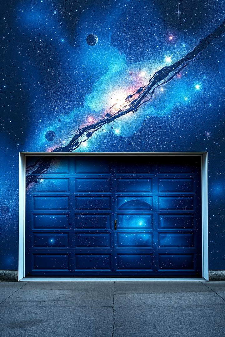 Cosmic Galaxy Exploration - 30 Garage Door Murals