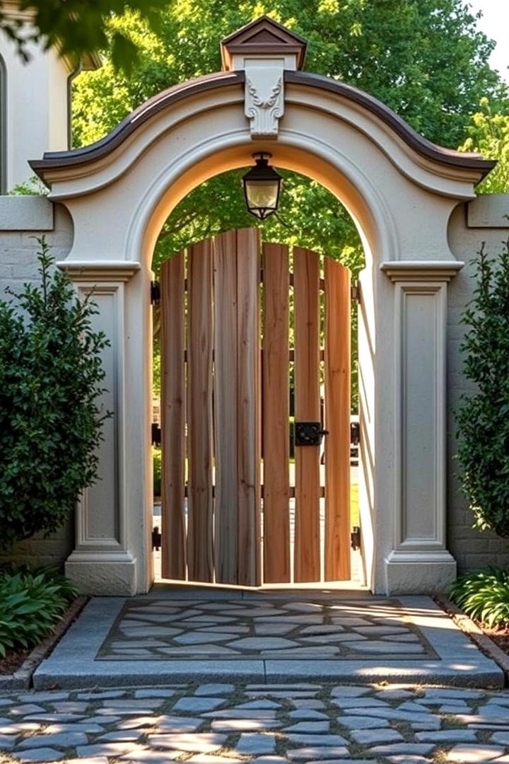 Cottage Style Entrance Gate - 30 Front Gate Ideas