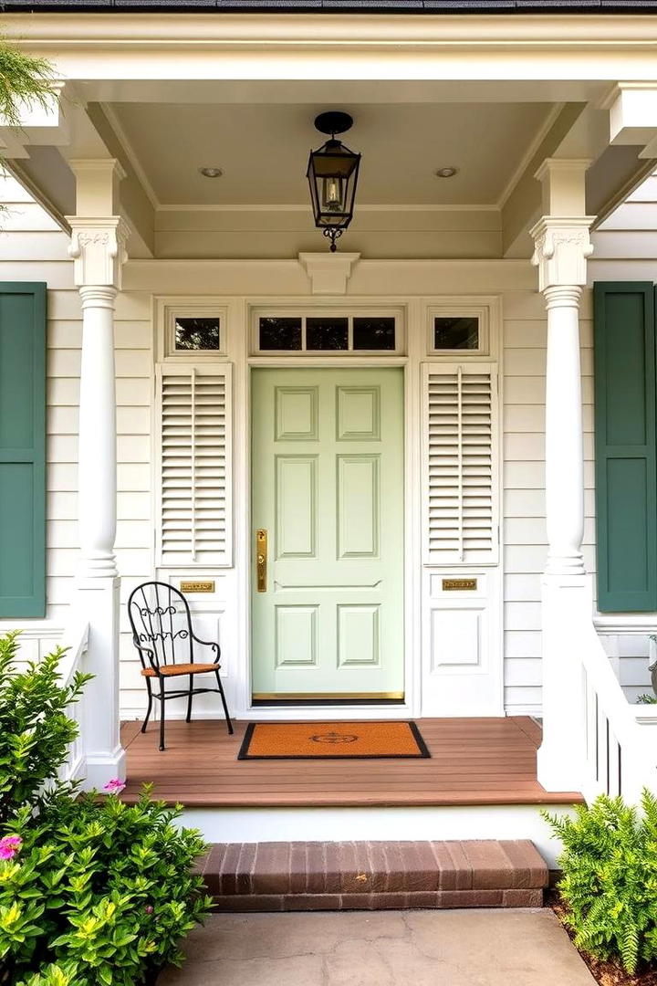 Cottage Style Shutters and Trim - 30 Southern Front Porch Ideas