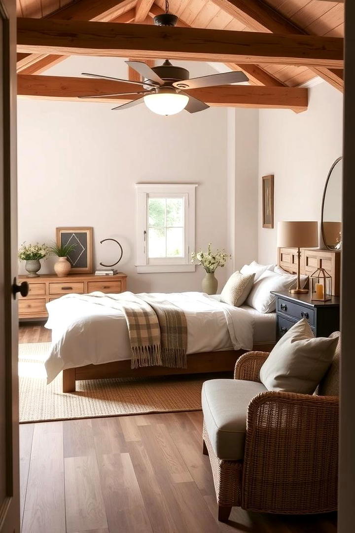 Country Charm with Modern Touch - 30 Cottage Bedroom Ideas