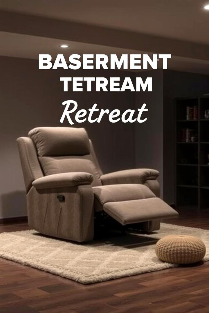 Cozy Basement Recliner - 30 Basement Furniture Ideas