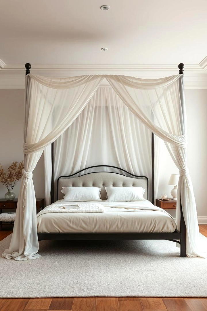 Cozy Canopy Bed Setup - 30 Relaxing Bedroom Ideas