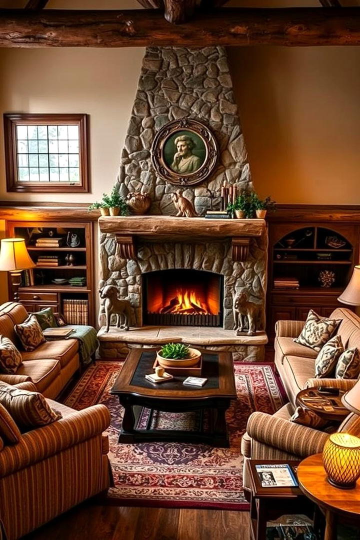 Cozy Fireplace Focus - 30 Western Living Room Ideas