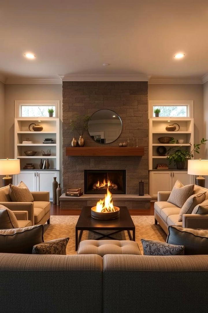 Cozy Fireplace Haven - 30 Great Room Ideas