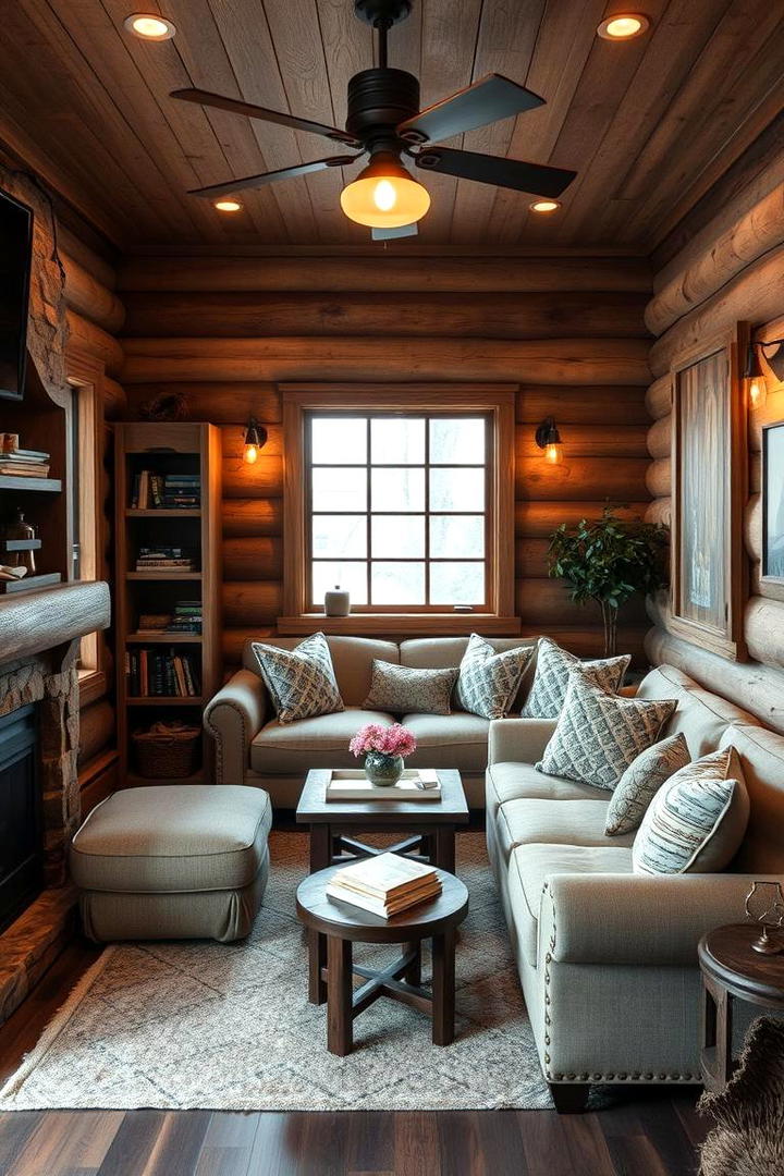 Cozy Nook Reading Corner - 30 Small Rustic Living Room Ideas