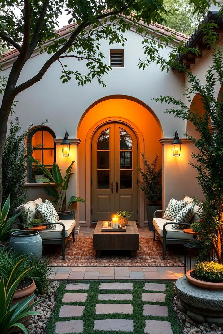 Cozy Outdoor Nooks - 30 spanish bungalow exterior ideas