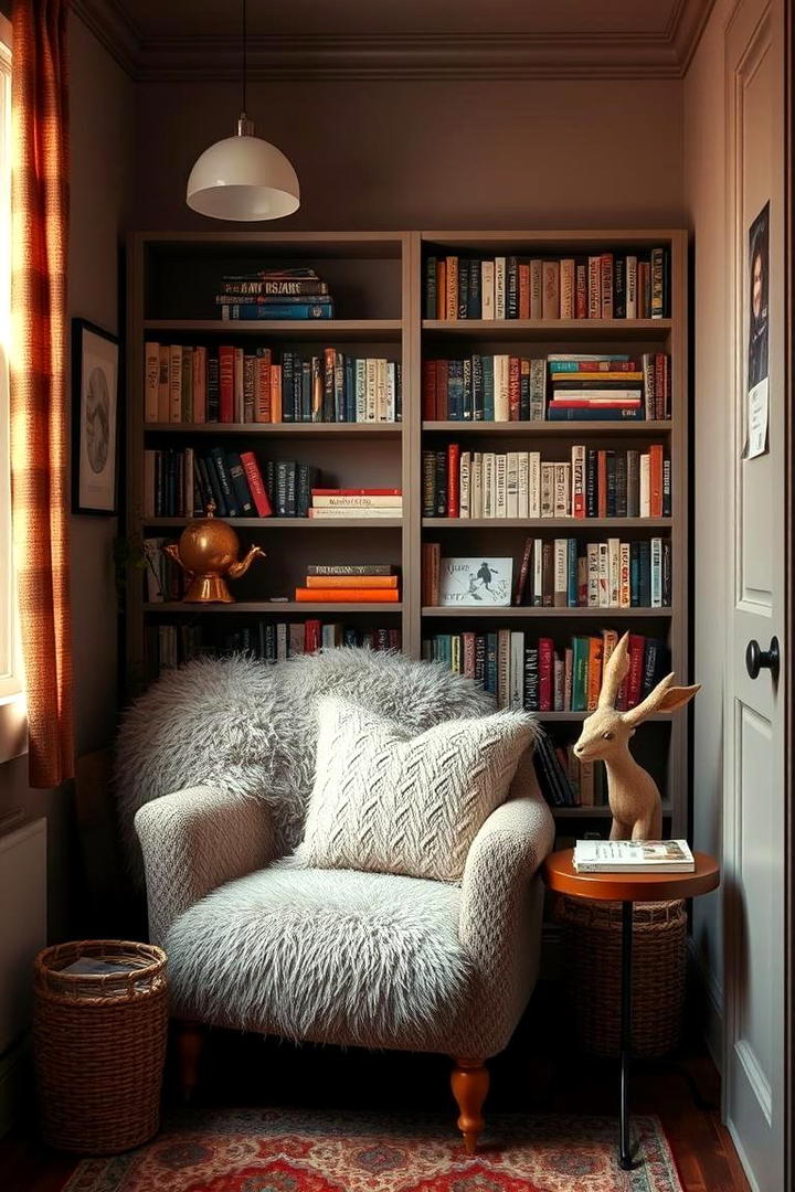 Cozy Reading Nook - 30 Clean Girl Room Ideas