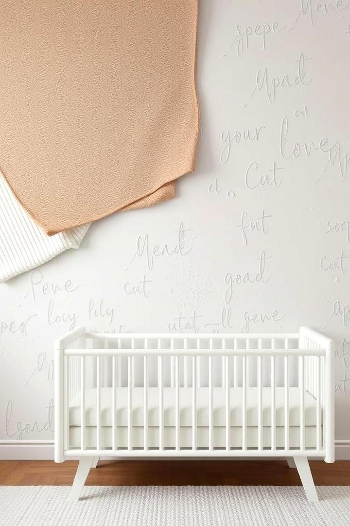 Cozy Textured Surfaces - 30 Nursery Accent Wall Ideas