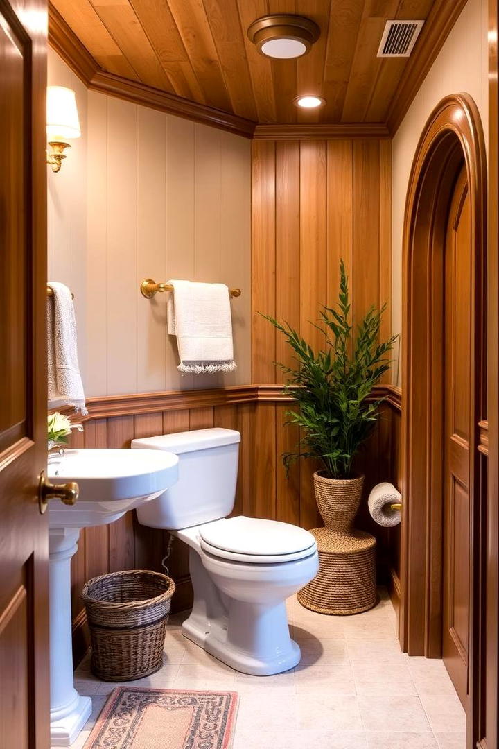 Cozy Traditional Style - 30 Basement Bathroom Ideas