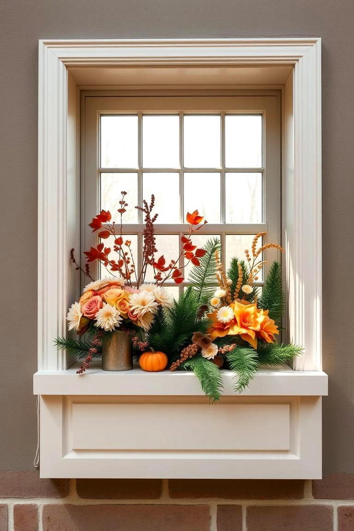 Cozy Window Retreat - 30 Fall Window Box Ideas