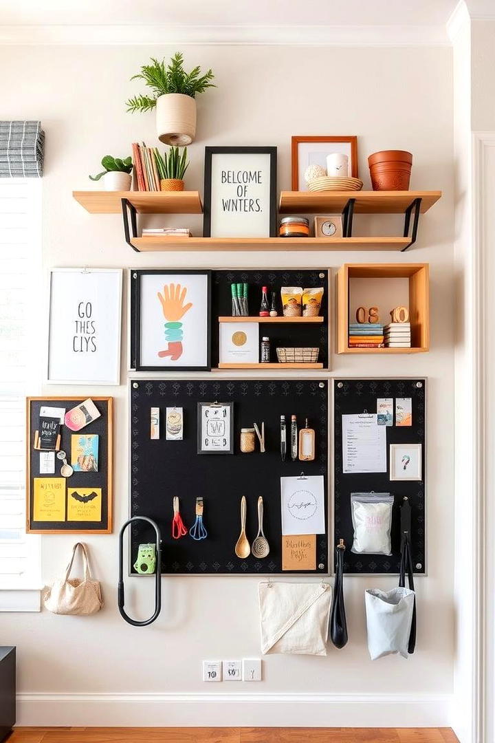 Creative DIY Craft Wall Display - 30 Craft Room Ideas