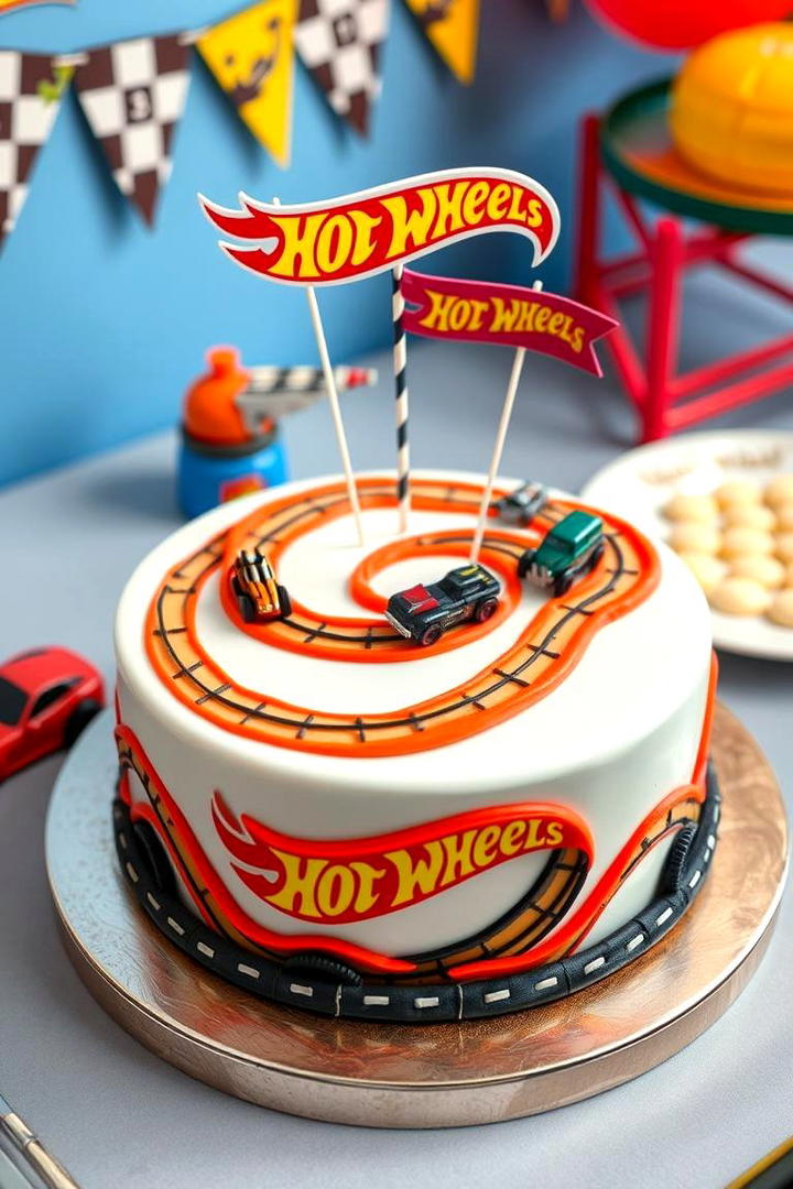 Creative Hot Wheels Cake Design - 30 Hot Wheels Birthday Party Ideas