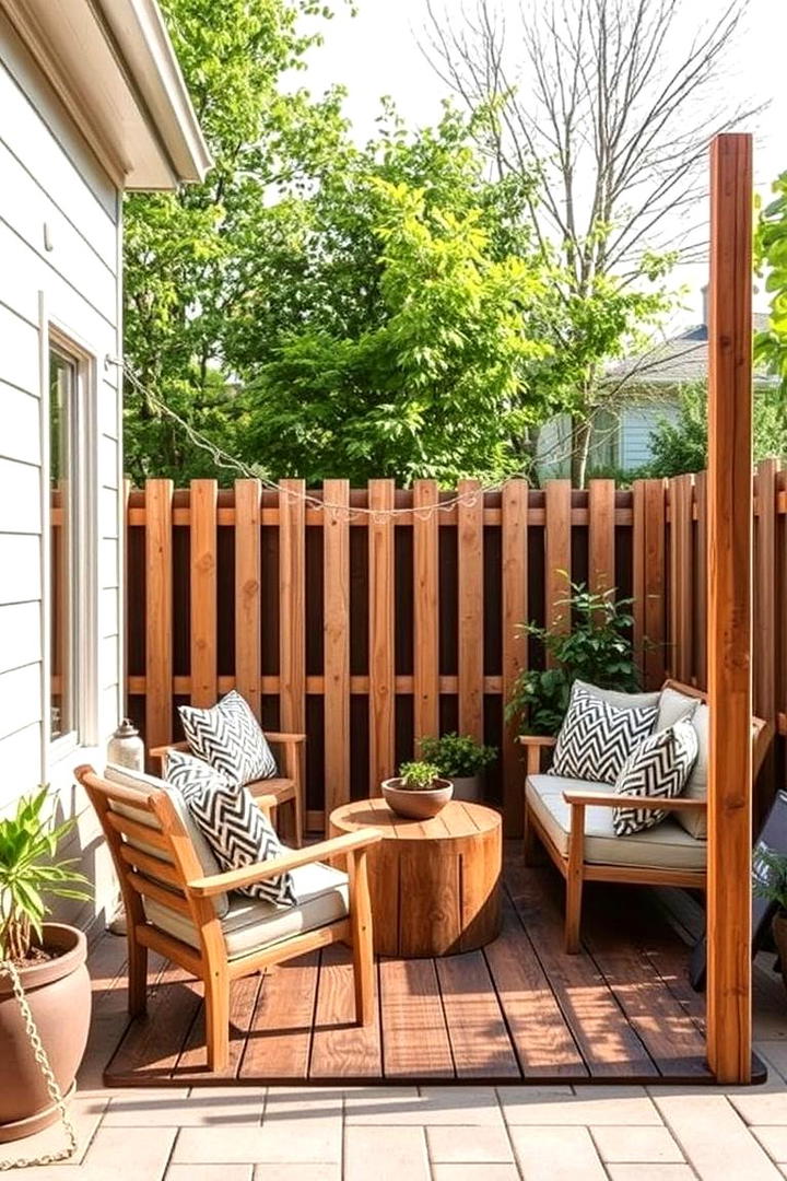 Creative Outdoor Seating Partition - 30 Split Rail Fence Ideas