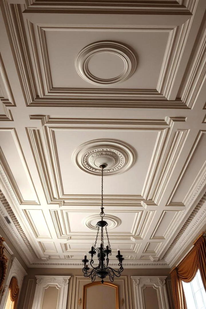 Crowned Elegance Ceiling - 30 Pop Ceiling Design Ideas