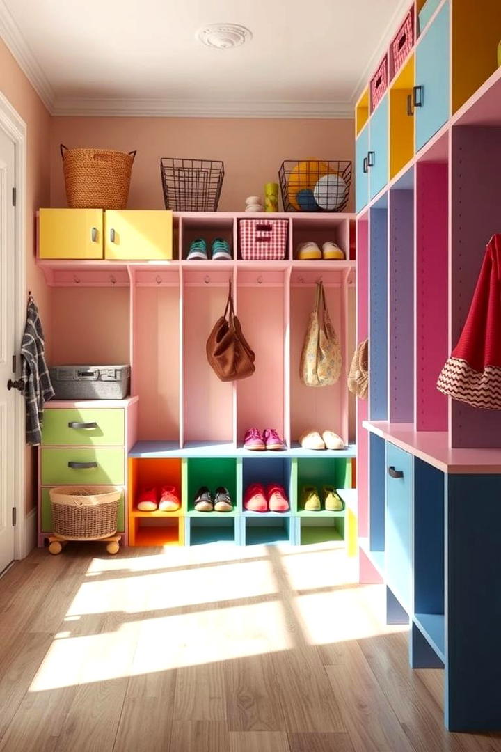 Cubby Storage Units for Kids - 30 Mudroom Storage Ideas