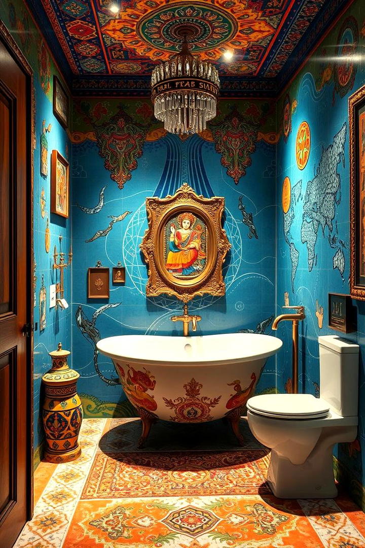 Cultural Art Exhibits - 30 Bathroom Art Ideas