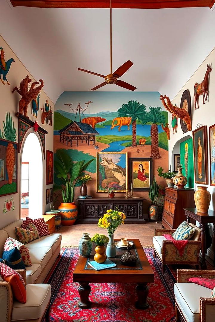 Cultural Art Showcase - 30 Mexican Style House Design Ideas