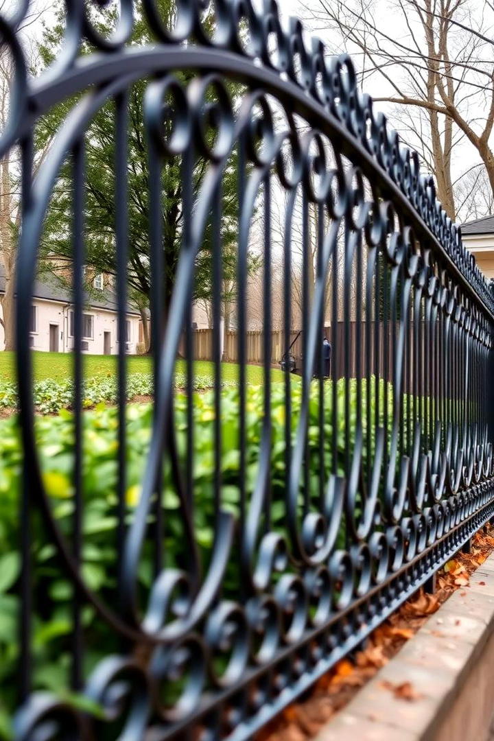 Curved Ornamental Fence - 30 Decorative Fence Ideas