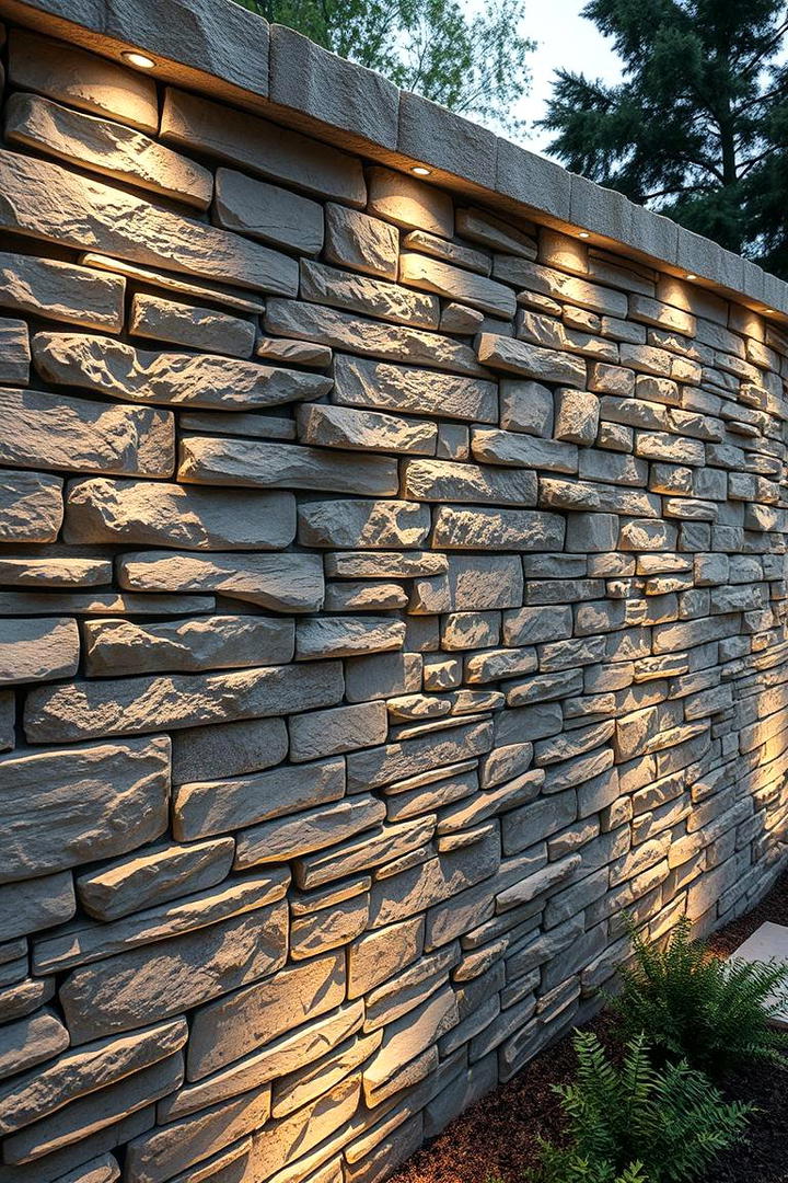 Curved Stone Wall Design - 30 Stone Wall Ideas