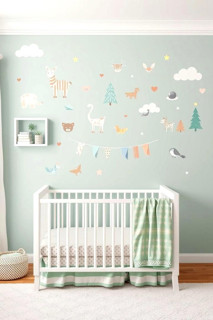 Custom Decal Installations - 30 Nursery Accent Wall Ideas