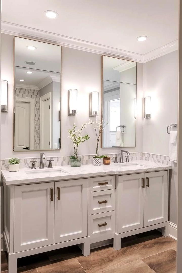 Custom Vanity Designs - 30 Basement Bathroom Ideas